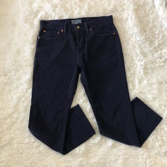 JACK SPADE BUTTONFLY CORDUROY PANTS DRK‎ BLUE SZ 32 - Picture 1 of 12